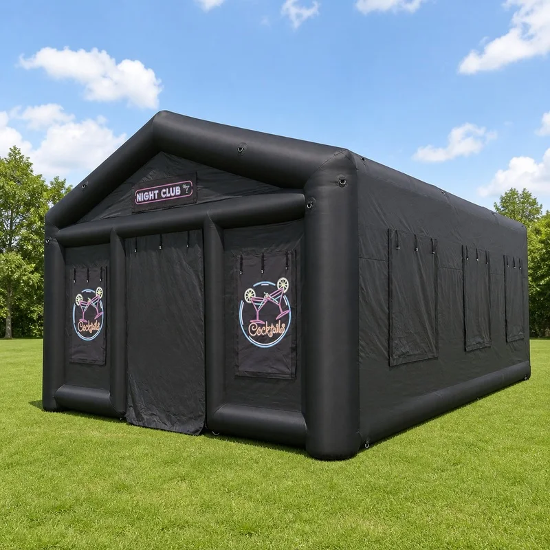 Commercial Inflatable Nightclub Tent with Blower Outdoor Party Event Disco Club House Custom Oxford Fabric 5x4m to 10x5m