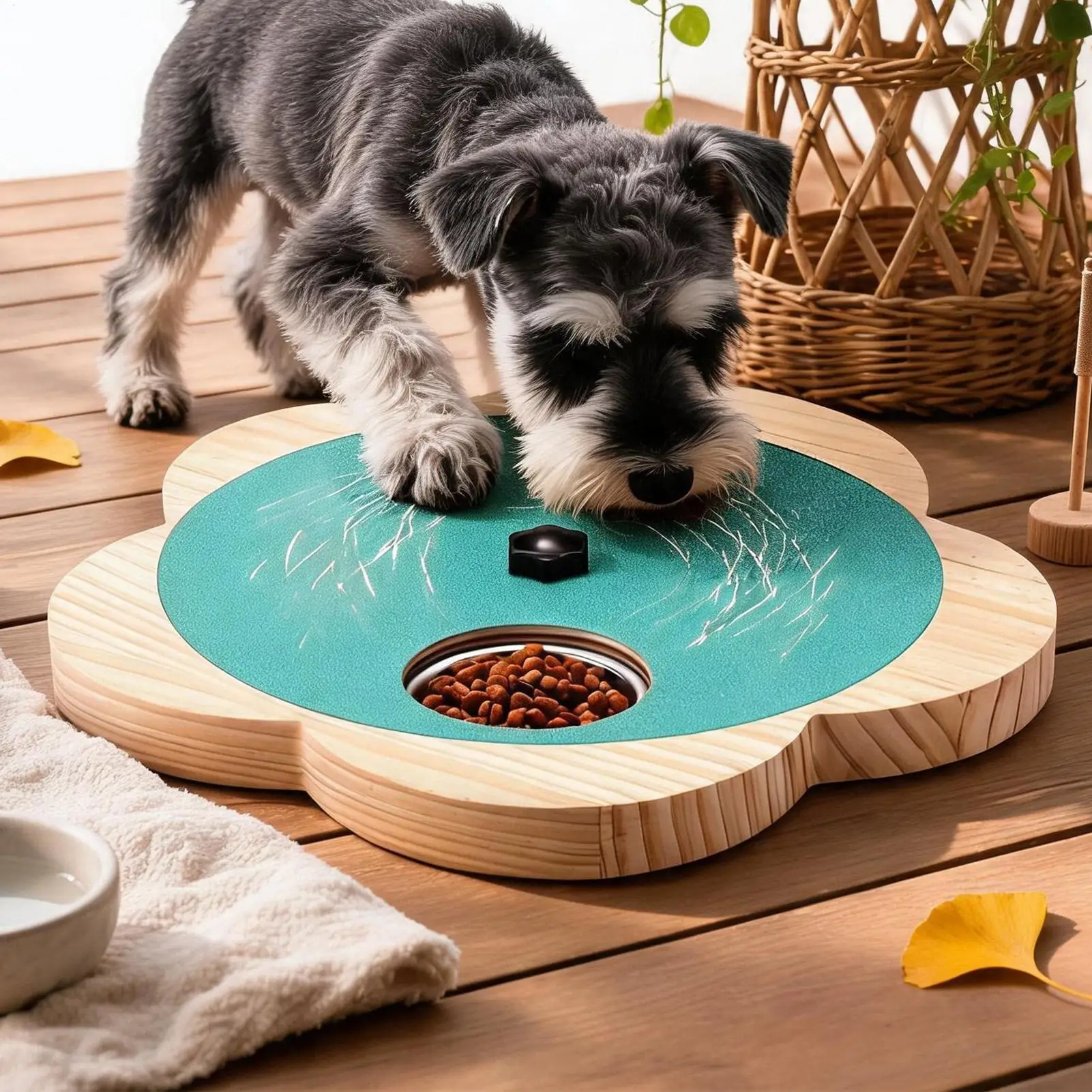 Dog File Board With Treat Box Interactive Adjustable Resistance With Treat Box Puppy Scratching Pad Nail File Board For Puppy