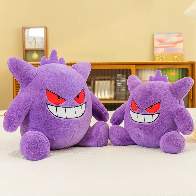 

Игрушка мультяшная Покемон Gengar, большой размер 45 см, кавайное украшение для комнаты, мультяшная кукла аниме, детский праздничный подарок