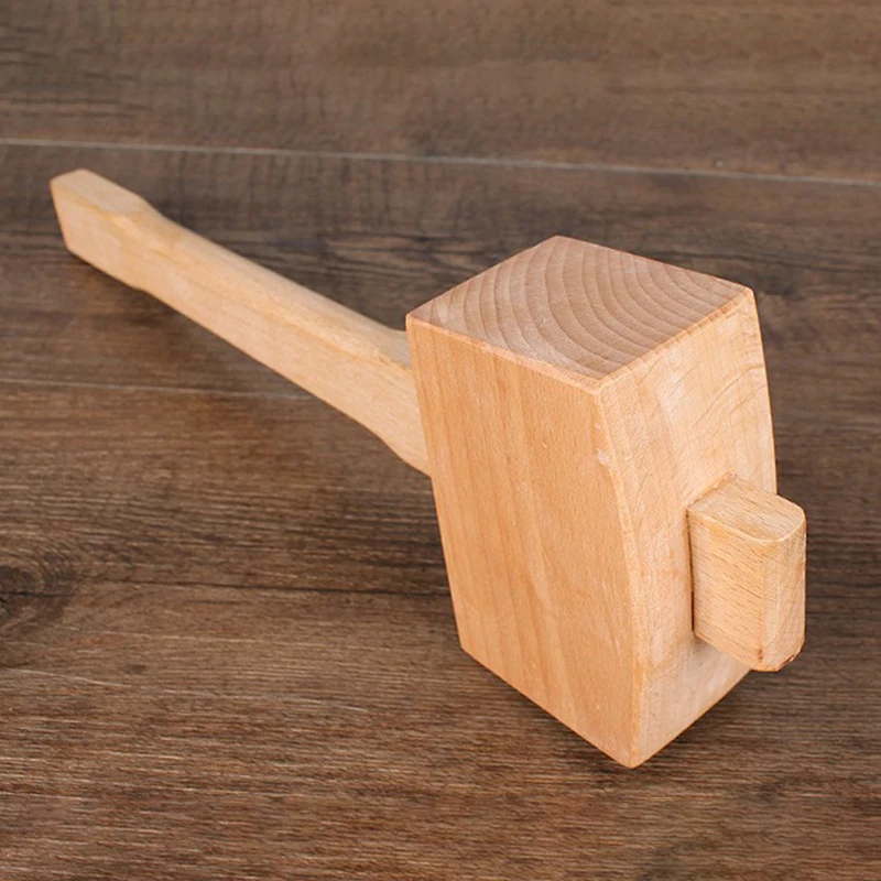Imagem -06 - Martelo do Woodworking da Madeira Maciça Ferramentas Manuais da Construção do Trabalho Profissional Faia Pequena Handmade Carpinteiro Faça Você Mesmo do Martelo