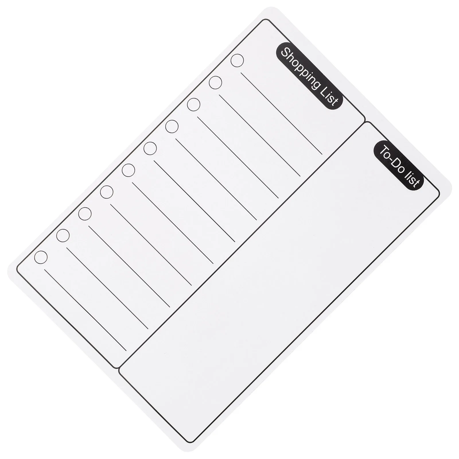 

White Dry Fridge Planner A5 Size Magnetic Note Pads For The Refrigerator Magnetic List For Fridge Note Pad Refrigerator