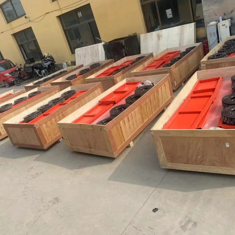 Carts With 4 Wheels For Load China Electric 2000kg Load Platform Cargo Carrier Trolley Heavy Loading Transport Cart Moving Carts