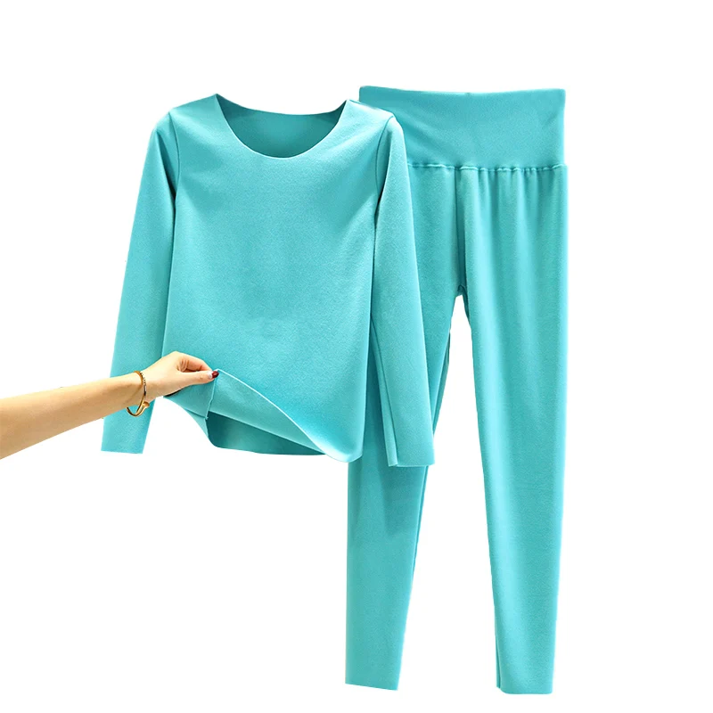 Zestaw bielizny termicznej Thiened Fce dla kobiet, zimowy, dwuczęściowy, samonagrzewający, ultra miękki nylon