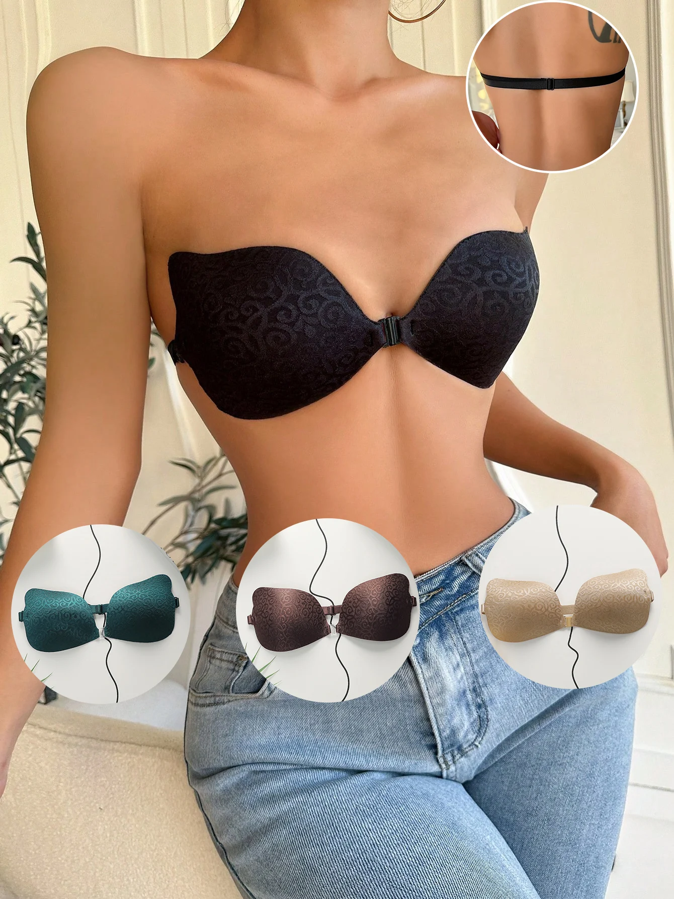 

1/4pcs Women Invisible Multi color Bra Nipple Pasties Breast Lift Tape Overlays Bra Stickers Chest Nipple Accessories Women10938