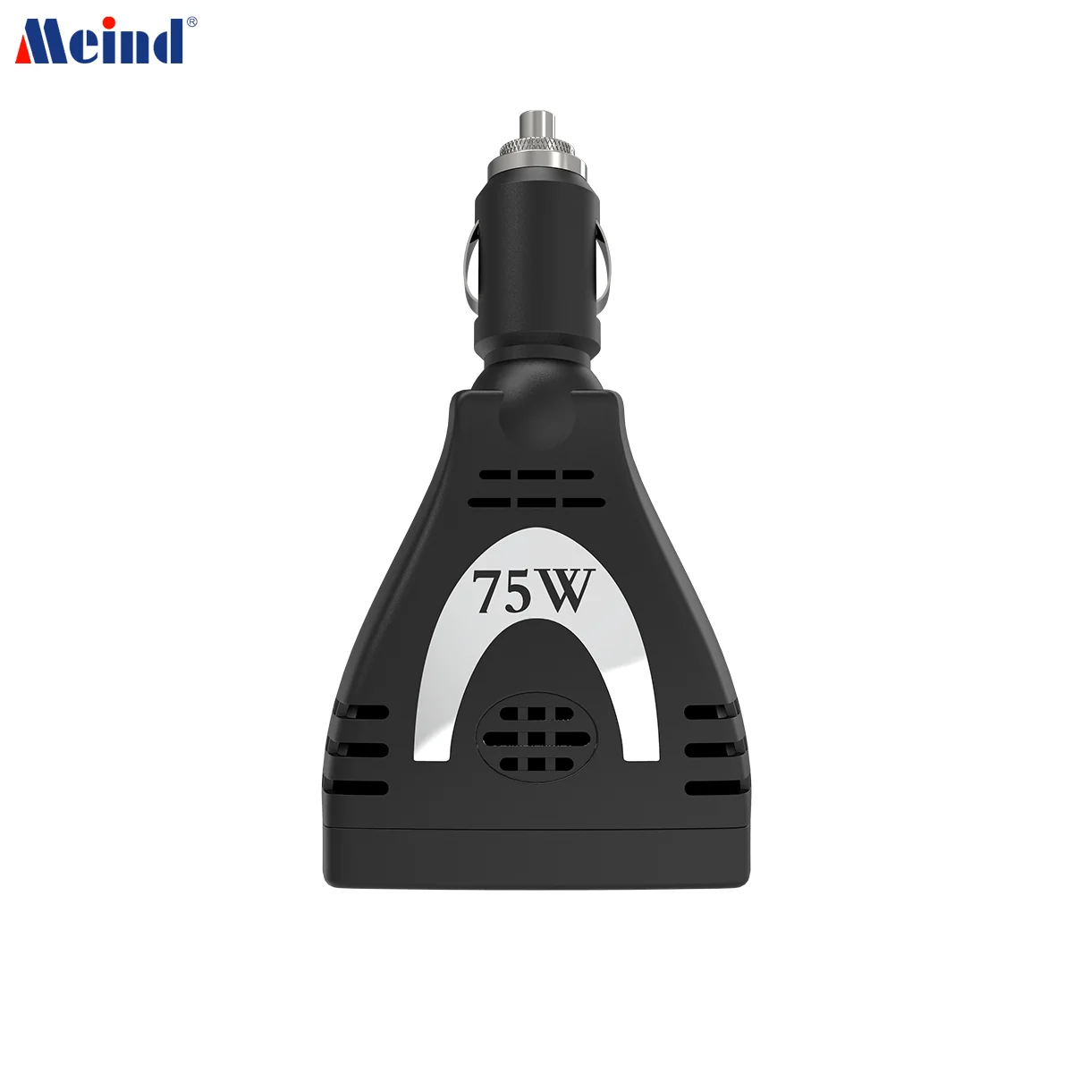 Meind 75W Power Inverter DC 12V to AC 220V Car Charger Plug in Adapter Outlet with USB Port Portable Power Converter for  Car