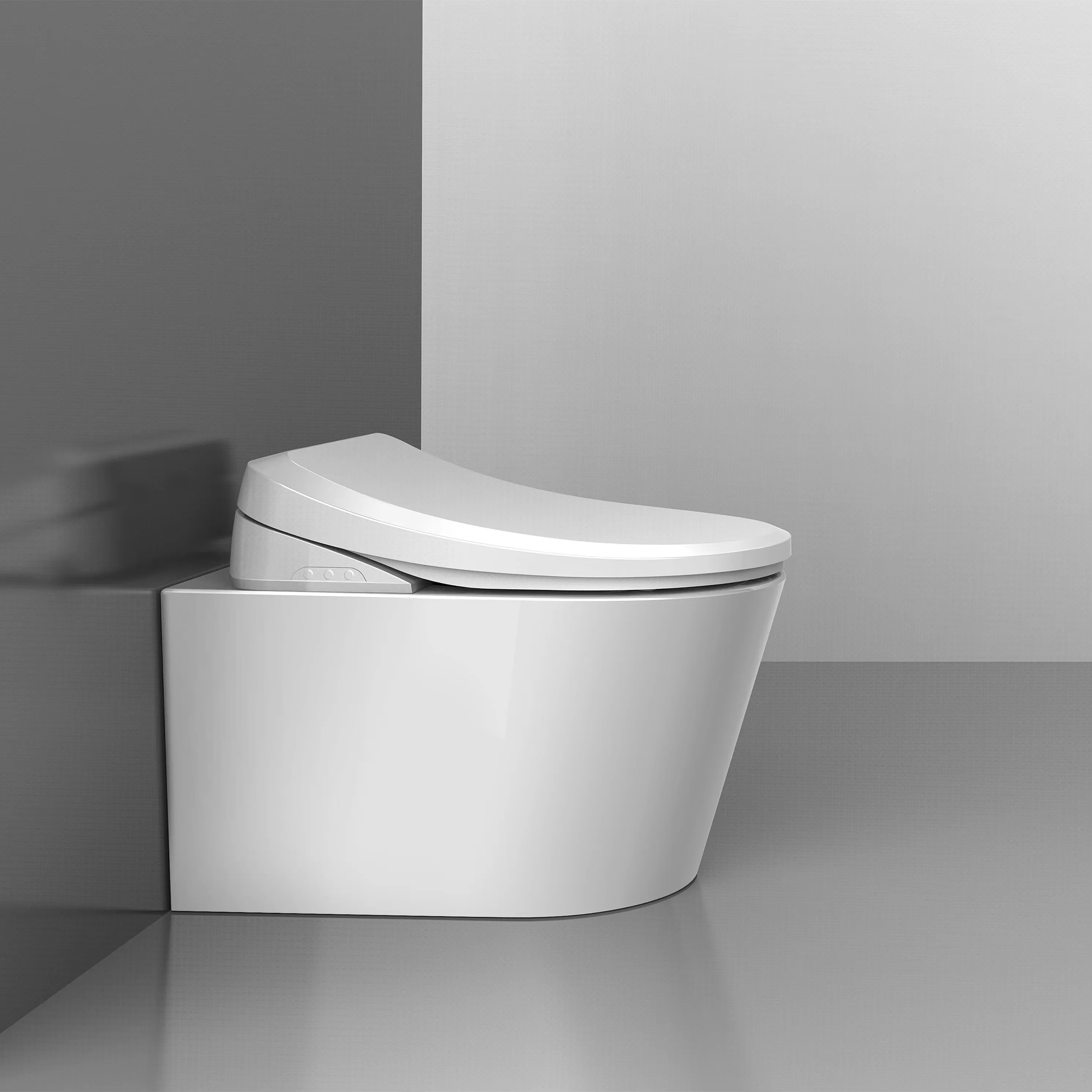 Luxury Electric Smart Toilet Bidet for Bathroom Smart Bathroom Accessory with S-Trap Drainage
