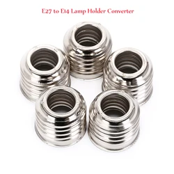 5 Pcs E27 to E14 Lamp Holder Converter Socket Light Bulb Lamp Holder Adapter