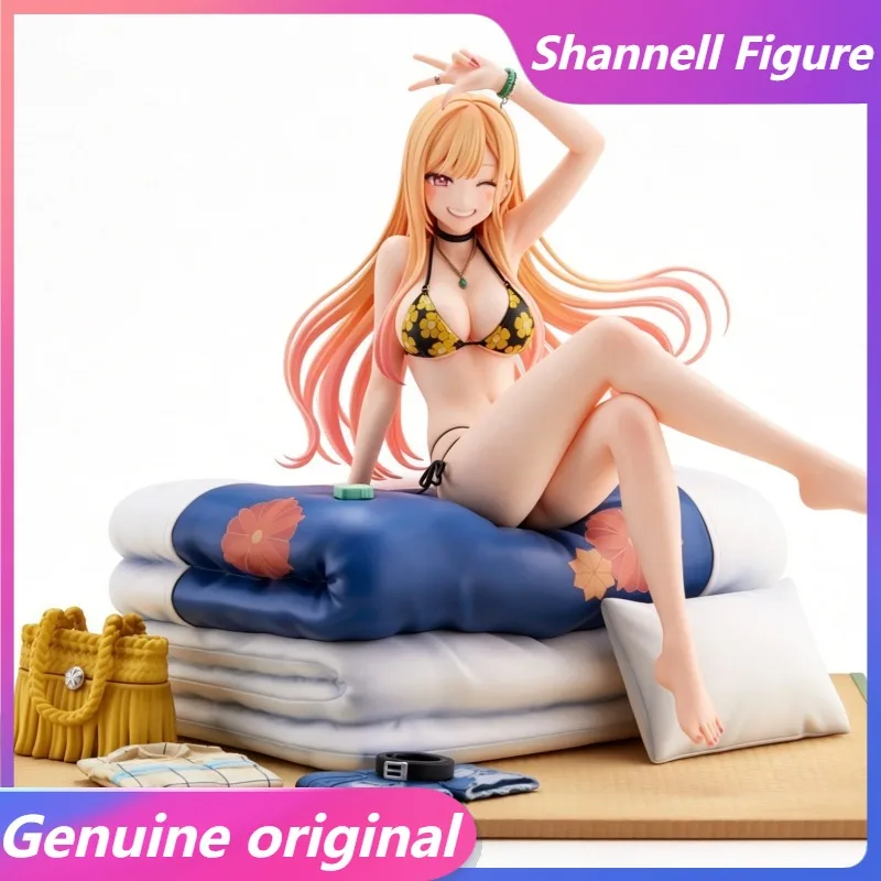 

В наличии ANIPLEX+ Оригинальная фигурка Китагава Марин в бикини, версия 19 см, из ПВХ, аниме-фигурка, модель, игрушка, коллекционная кукла, подарок.