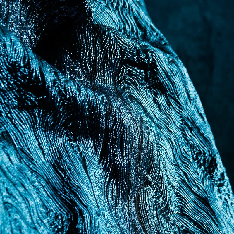 Island Vein Texture Irregular Original Fabric Modification DIY Stage Style Bag Clothing Designer Cloth