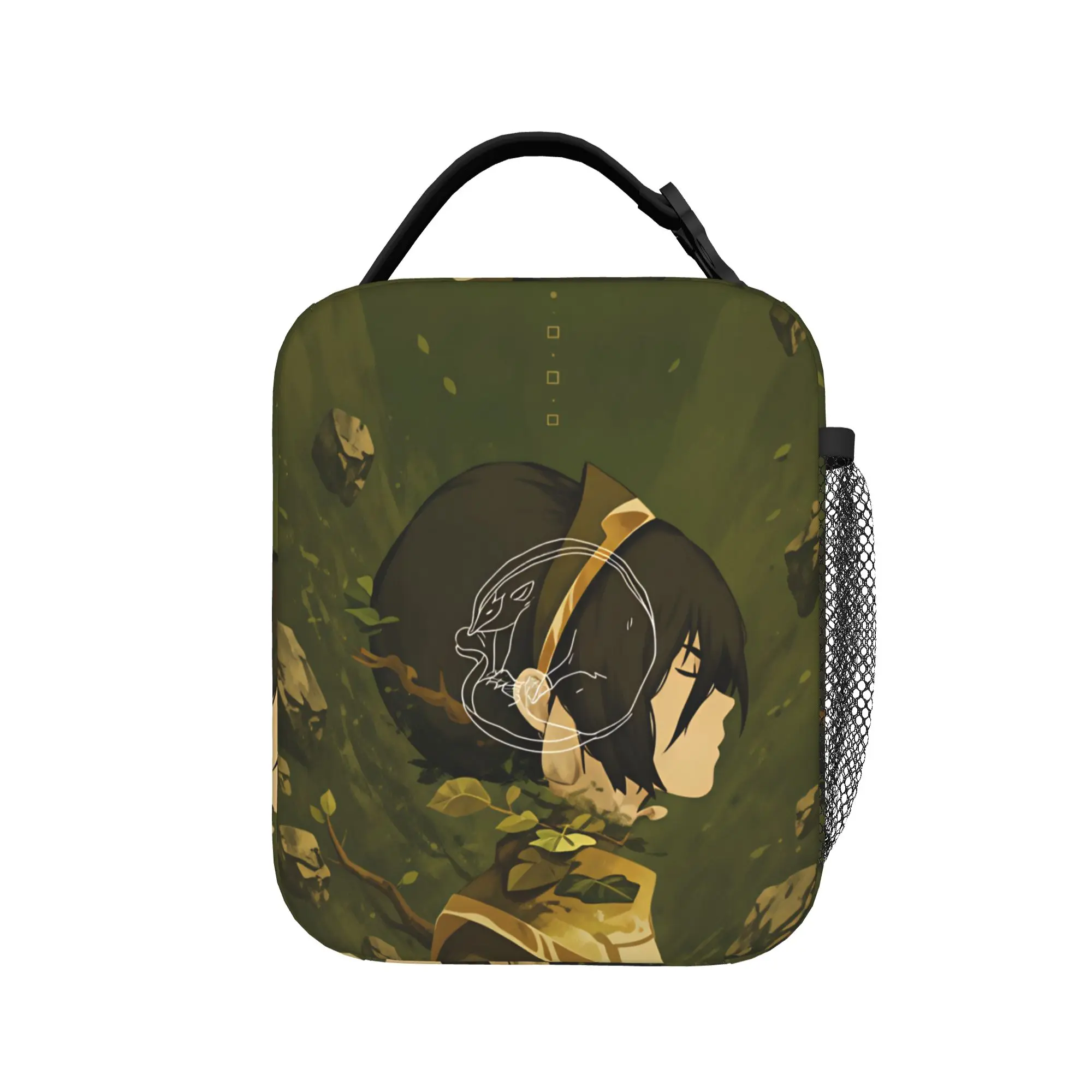 Avatar The Last Airbenders Lunch Bag  Portable Lunch Box Women Outdoor Picnic Print Cooler Bag Leisure Oxford Tote Food Bags