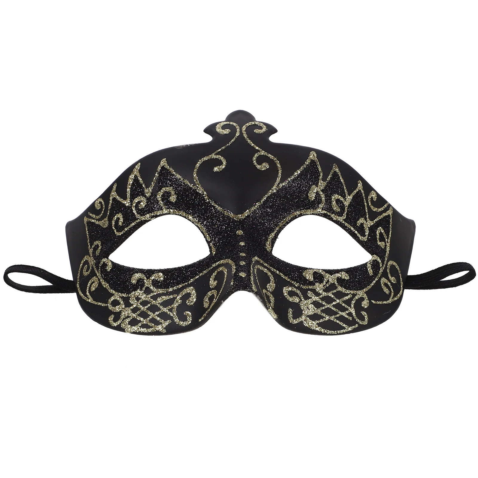 Costume Mask Cosplay Men's Painted Halloween Party Black Masquerade for