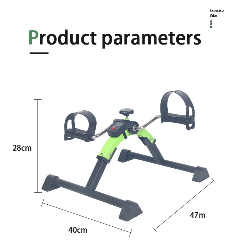 Mini ejercitador de Pedal equipado con pantalla, máquina portátil para hacer ejercicios de piernas y gimnasio en casa