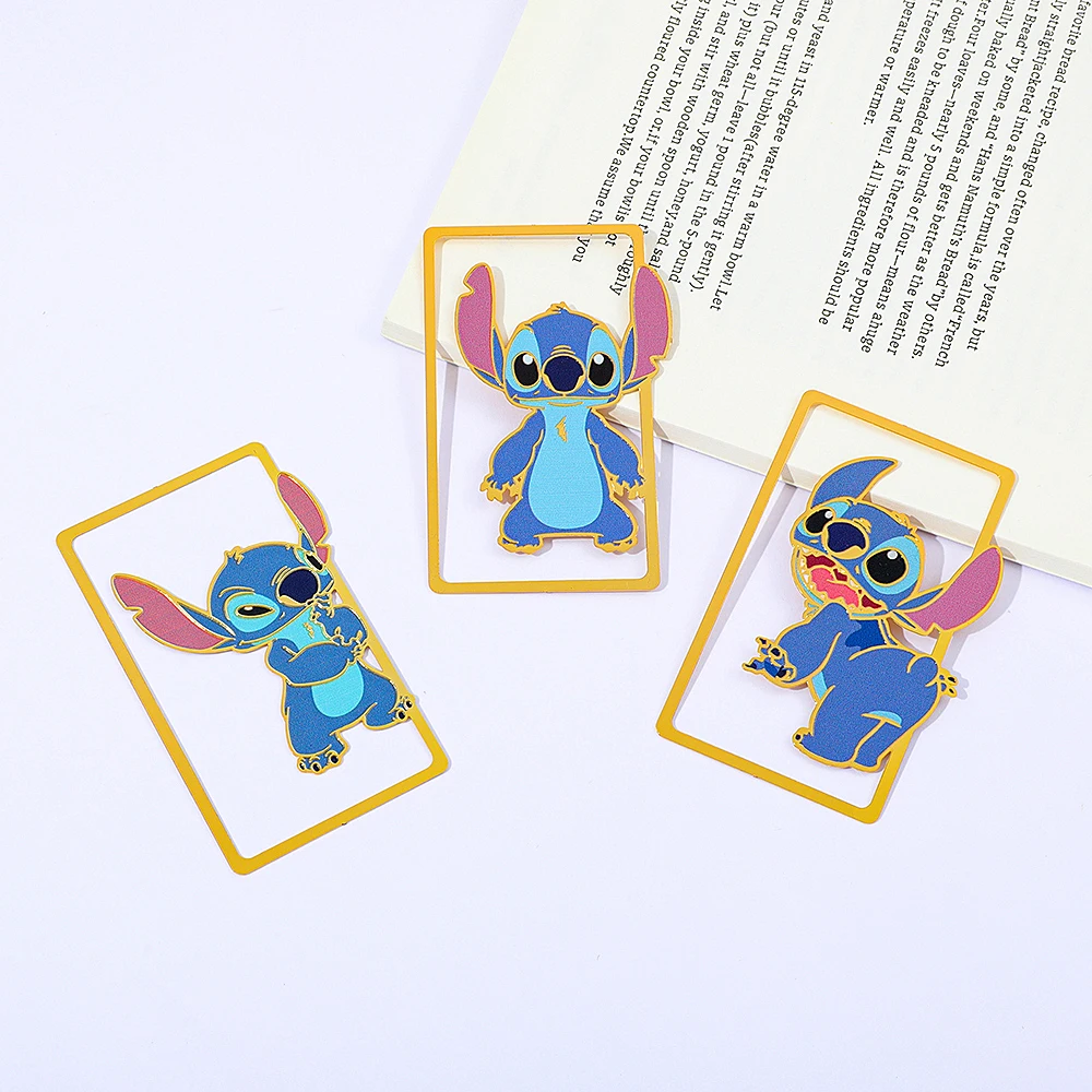 

Cartoon Disney Creative Stitch Metal Bookmark for Book Lovers Women Men Kids Fans Collection Graduation Back To School Gifts