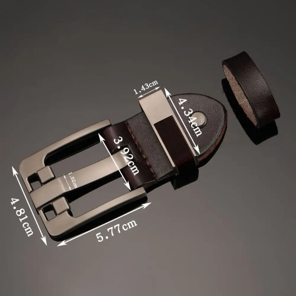 New Adjustable Belt Replacement Buckle DIY Handmade Alloy Belt Buckle Men's Accessories