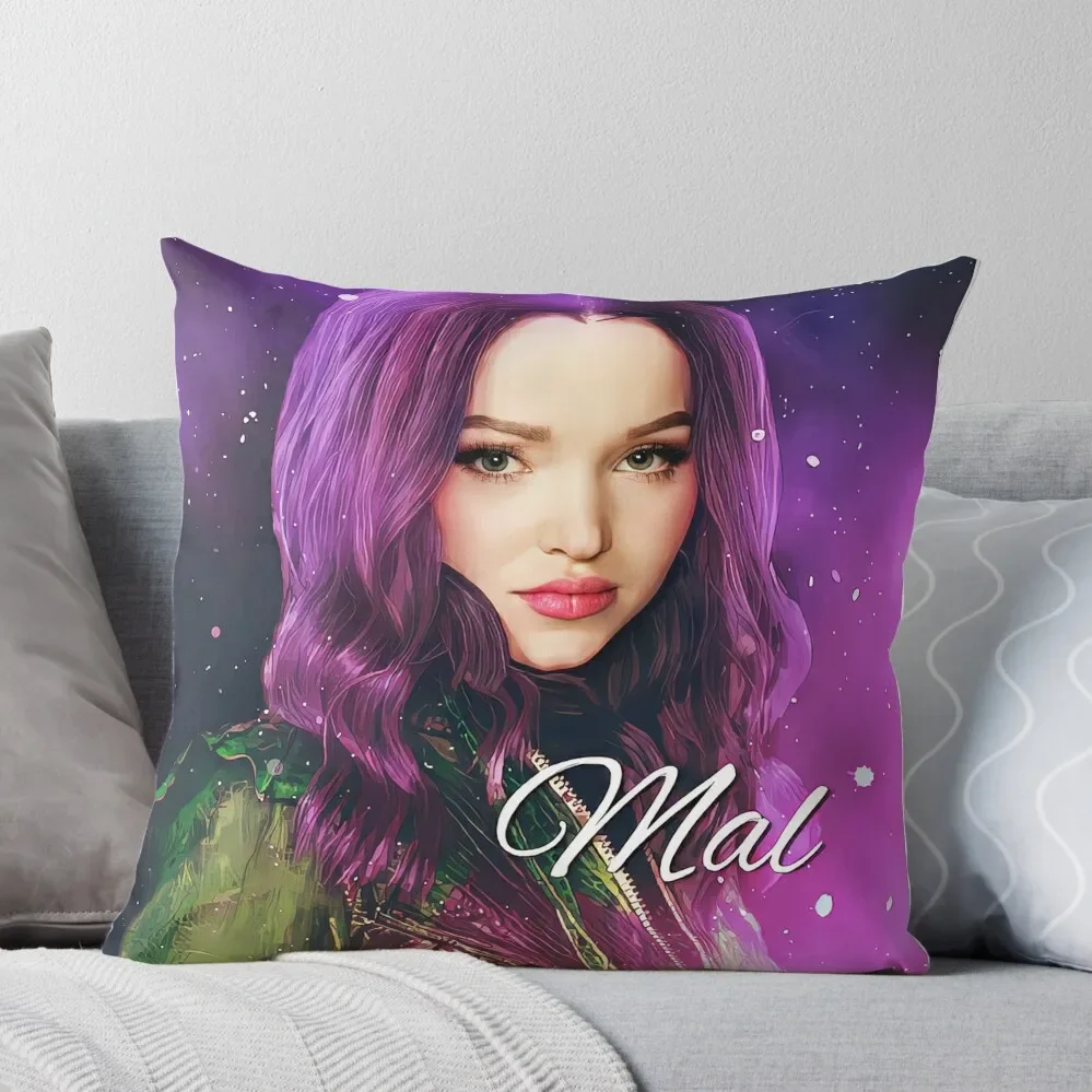 Mal Purple Pink Princess - Descendants 3 Throw Pillow Sofa Decorative Covers Decorative pillowcase