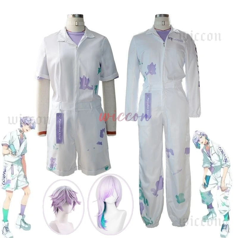 

25Paradox Live Cozmez Yatonokami Kanata Cosplay Yatonokami Nayuta Costume Twins Hip Hop Anime Rapper Uniform Halloween Suit