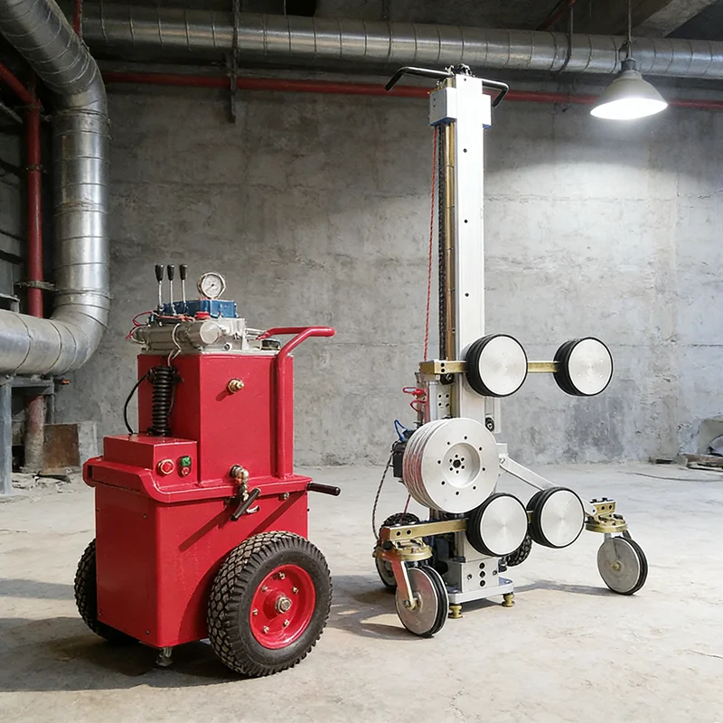 Hydraulic Wire Saw Machine for Reinforced Concrete Cutting in Bridge Demolition with Remote Control and 360 Degree Rotation
