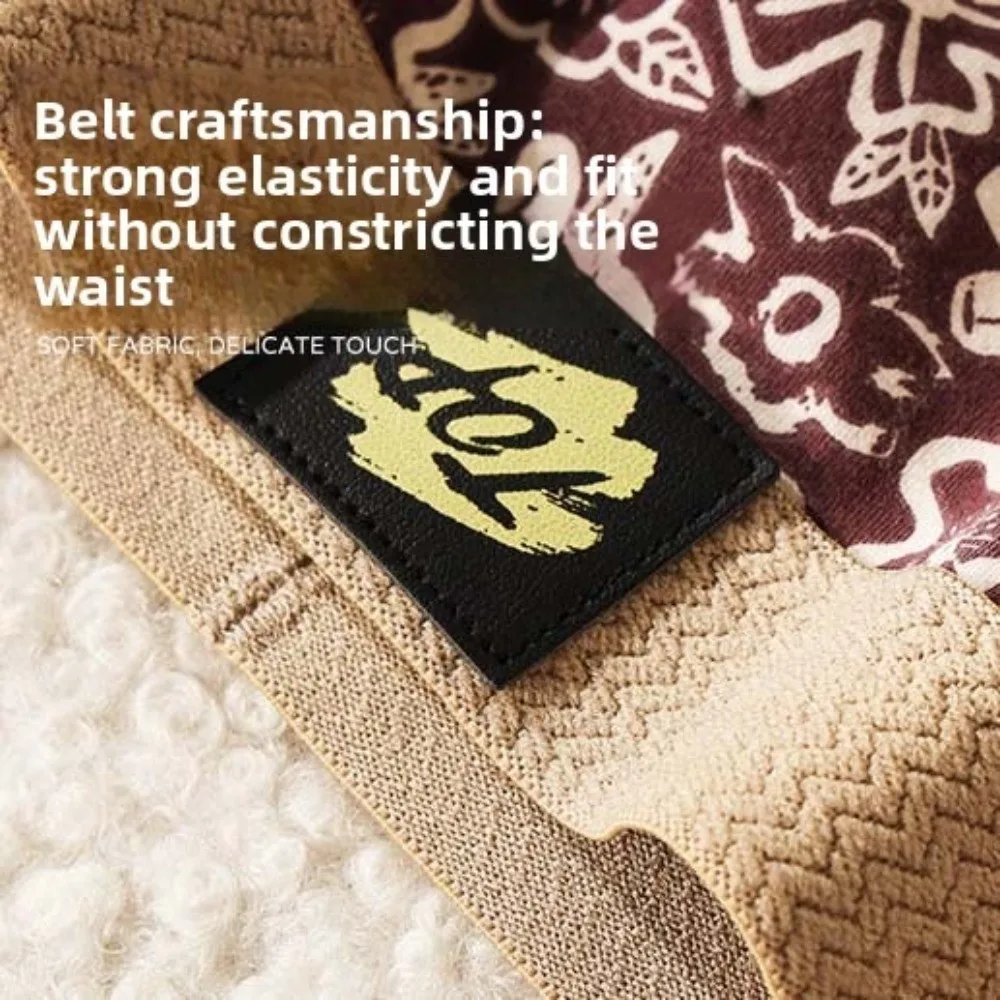 

Мужские трусы-боксеры больших размеров в винтажном стиле с цветочным принтом, средней посадки, с рисунком, нижнее белье для мужчин