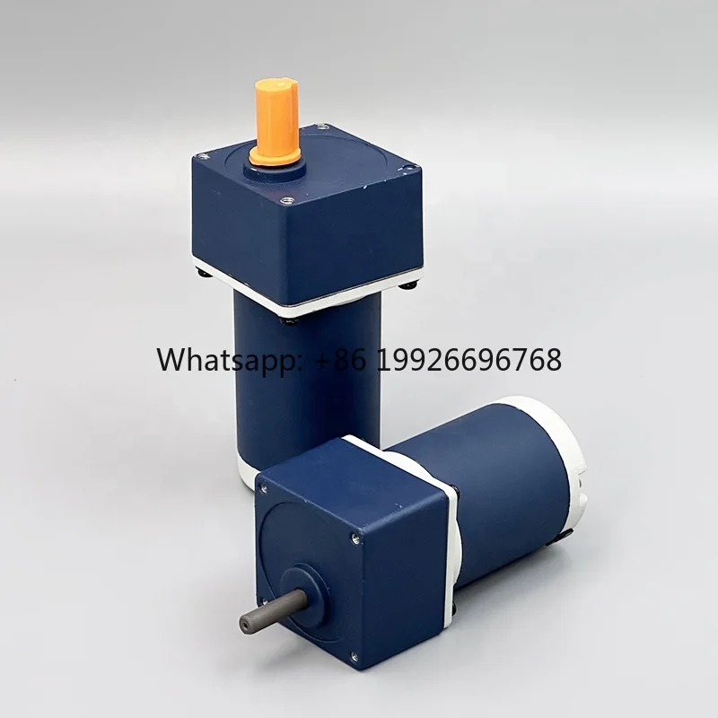 

60mm 12 Volt 24 Volt DC Brush Motor 6W 10W 15W 25W 30W 40W Alloy Carbon Brush for Packaging and Vending Machines