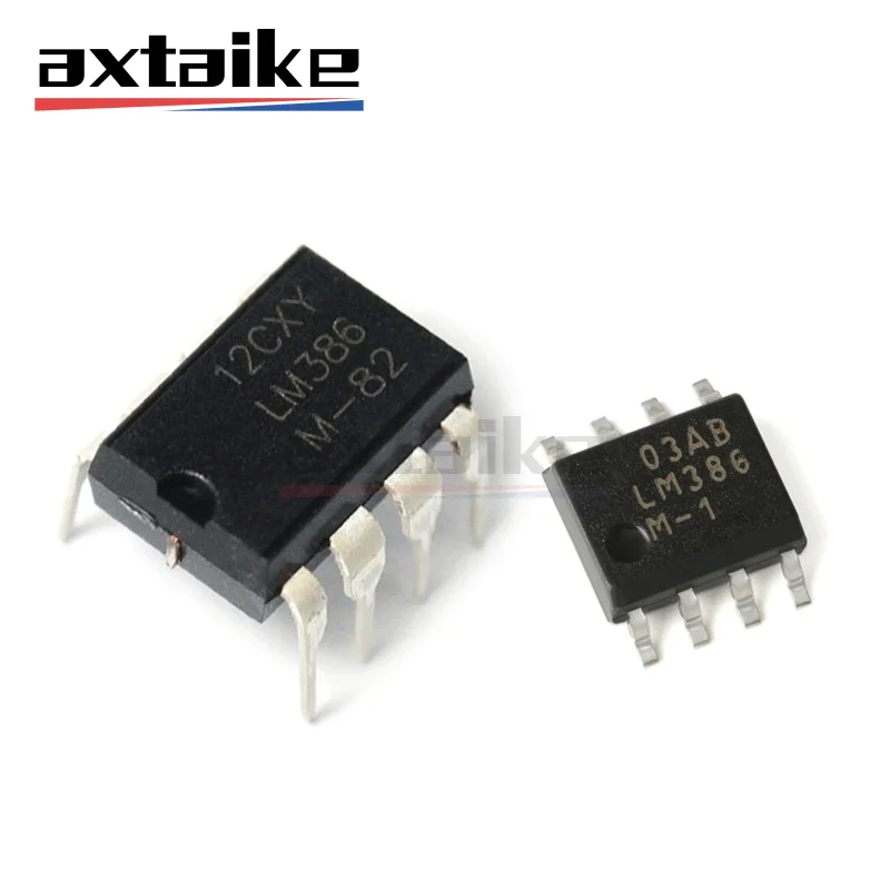 

10PCS LM386 DIP-8 SOP-8 SMD LM386MX-1/NOPB LM386G LM386N LM386D LM386M-1 LM386N-1 386N-1 LM386N-1/NOPB Audio Power Amplifier IC