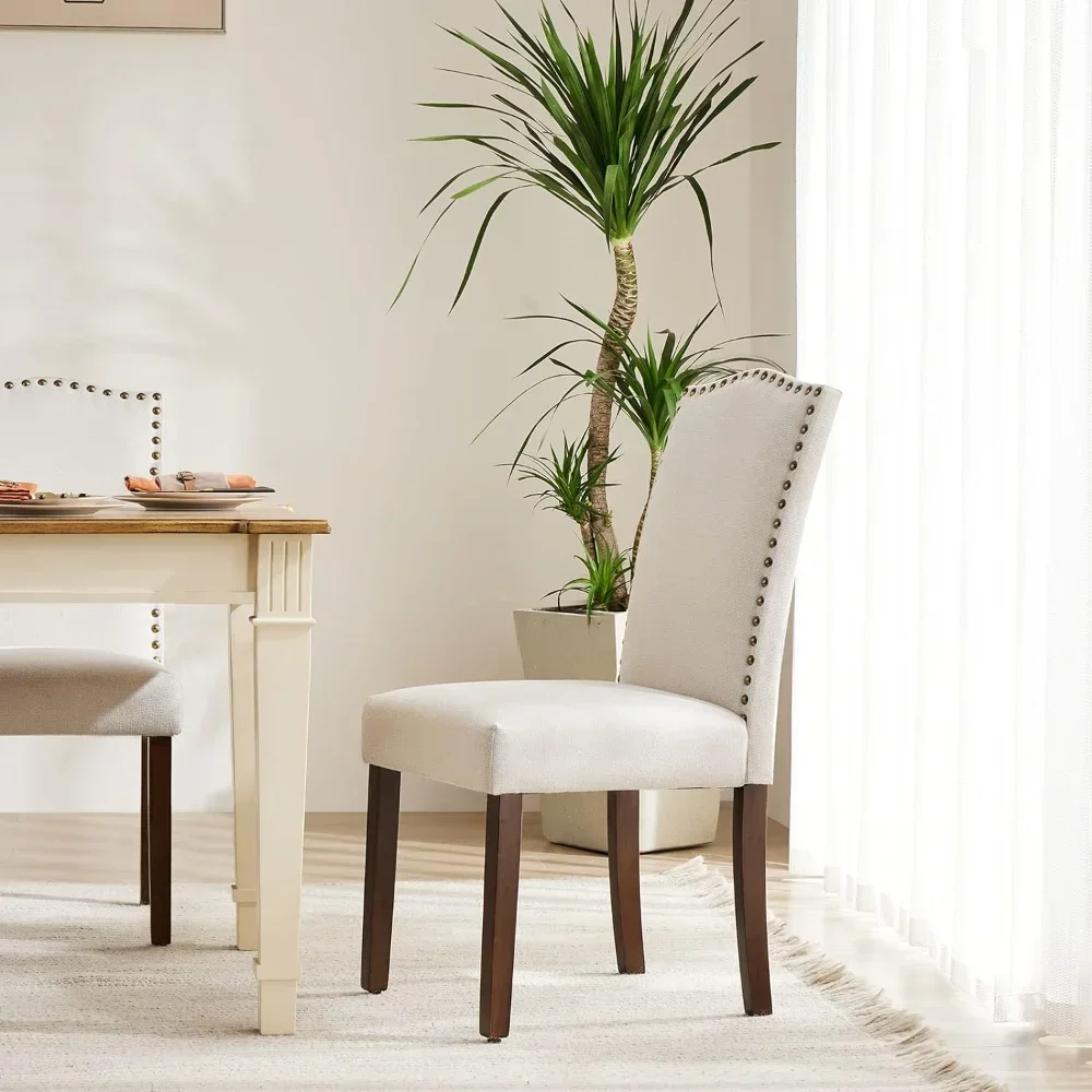 Dining Chair Solid Wood Modern Stackable for Dining Room for Restaurant Sturdy Construction, Restaurant Side Chair