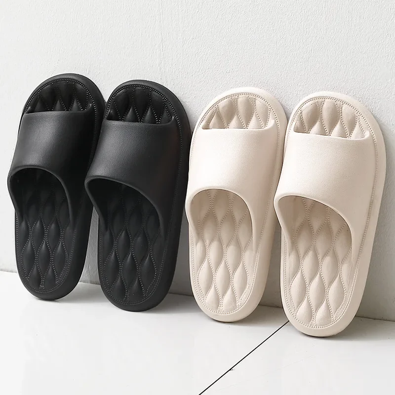 Big Size 48 49 Men Slippers Women Summer Sandals Soft Slides Comfort Couples Home Bathroom Non-slip Slippers Outdoor Flip Flops