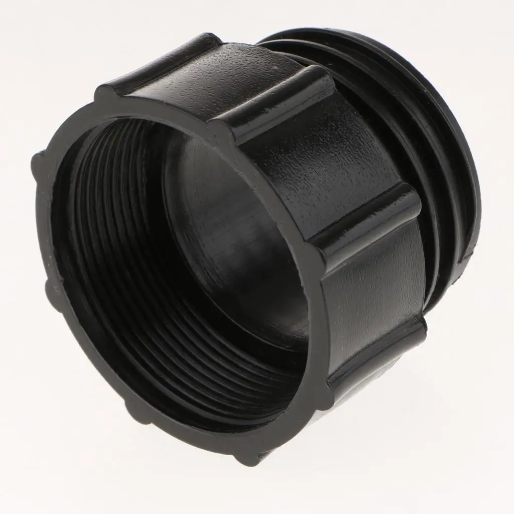 IBC Tank Value Adapter Black Plastic Connector Hose Fitting for Butterfly Valve Export in Industry