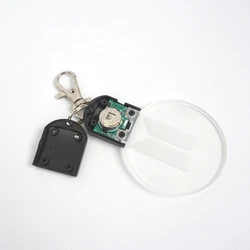 Fashion Acrylic for Key Ring Car Keyring Practical LED for Key Fob Keychain Night Light Keychain Blank for Key Chain Gif