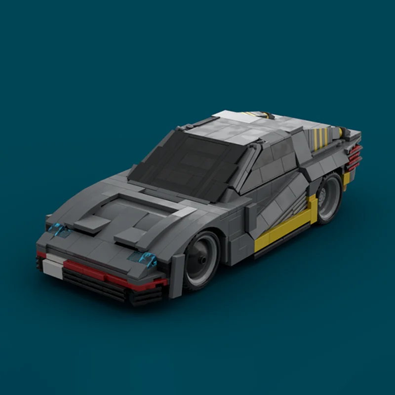 755 قطعة MOC Cyberpunk Quadra Turbo R الخالق نموذج بناء هدايا عيد الميلاد كتل العمارة لتقوم بها بنفسك فكرة ألعاب مكعبات عيد ميلاد #5