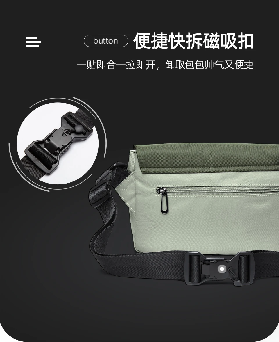 MATE ELAN Stilvolle Männer Umhängetasche Oxford Wasserdichte Umhängetasche Umhängetasche Tragbare Teenager Büchertasche Reise 9,7 zoll iPad Tasche – Detail 31
