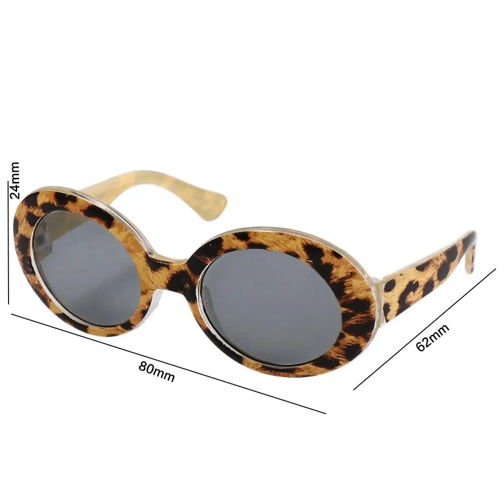 

Dress Up Glasses Round Frame Fashion Pet Sunglasses Plastic Mini Eyeglasses 20cm