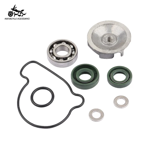 Imagen 2 del producto SJ-Kit de reparación de bomba de agua para motocicleta accesorios rodamiento de eje Mpeller para Honda CRF250R 2004 - 2009 CRF250X 2004 2005 - 2009