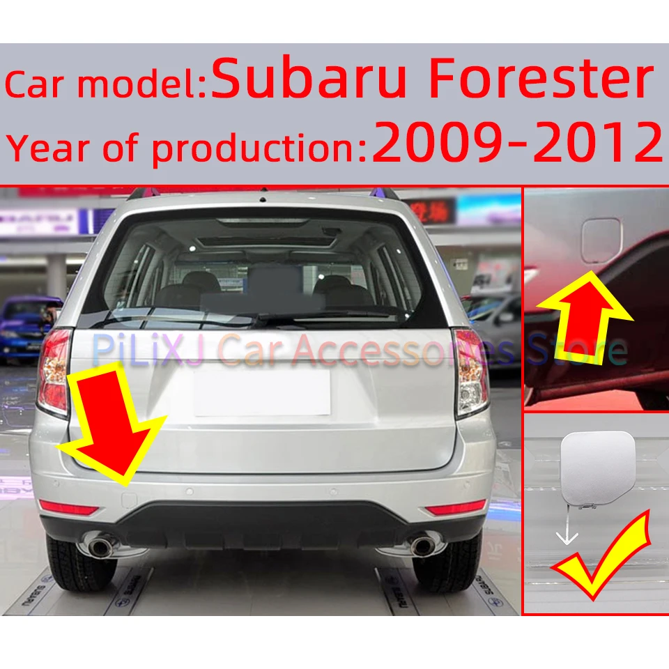 Auto Rear Bumper Tow Hook Eye Cover Cap For Subaru Forester 2009 2010 2011 2012 57731SC050 Towing Hauling Trailer Lid Garnish
