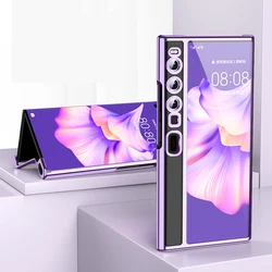 Funda Luxury Plating TPU Transparent Case for Huawei Mate XS2 XS 2 Soft Silicone Clear Shockproof Protection Phone Back Cover