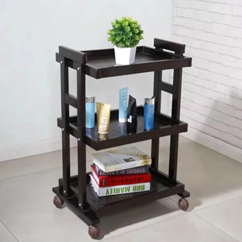3-Tier Beauty Cart Salon Rolling Trolley Professional Makeup Organizer for Spa Brow Lamination Hairdressing Salon Furniture