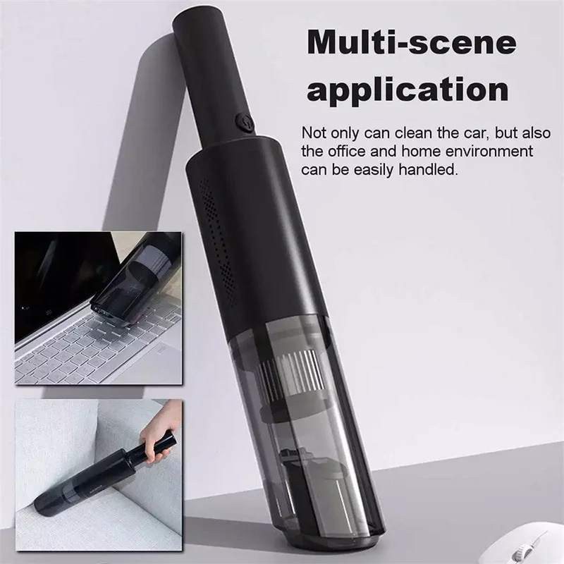 

Wireless Car Vacuum Cleaner Portable Handheld Cordless Strong Suction Ultra Light Mini Cleaner Car Household Dual-use