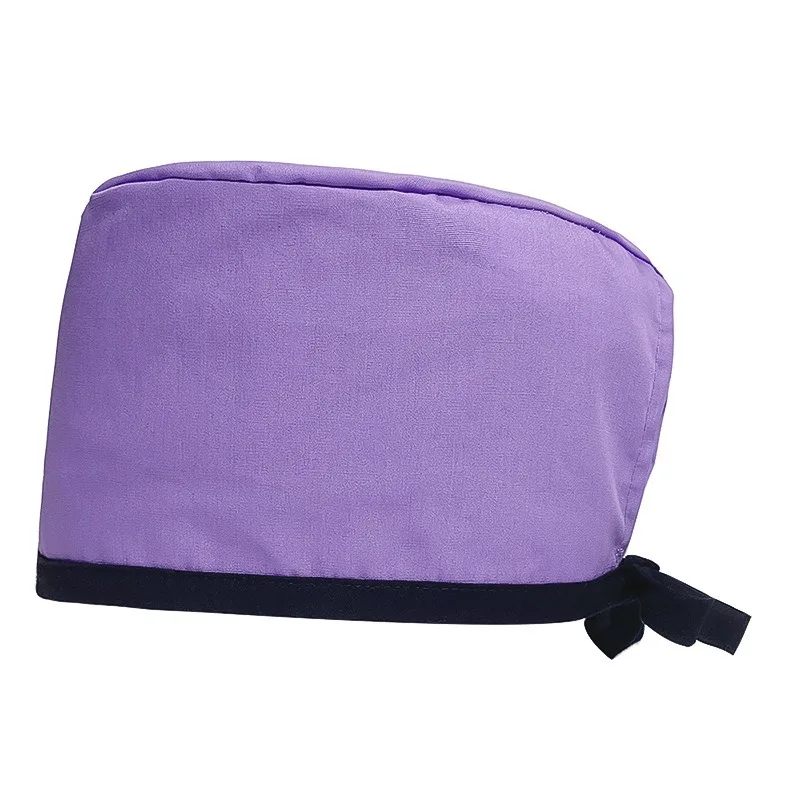 Casquette Sur gical De couleur unie, nouveau chapeau d'infirmière bleu, casquette De travail De clinique en coton pour femmes, chapeau De soins post-partum pour hommes