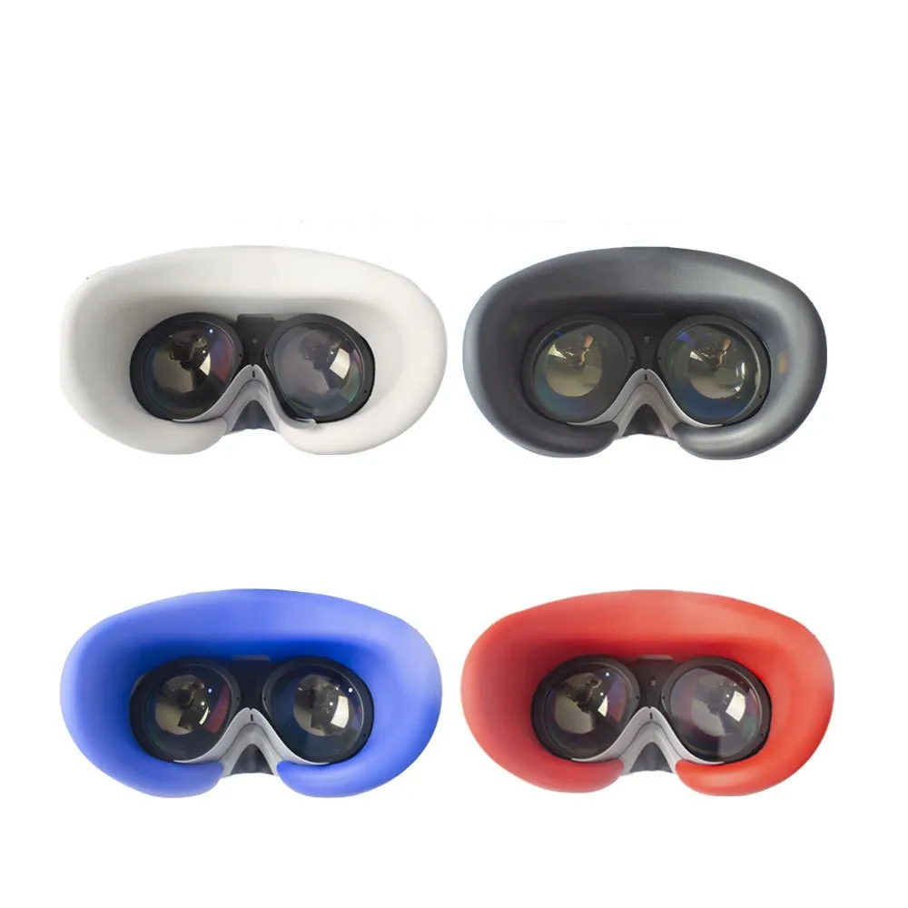 Silicone Eye Mask Anti-sweat Protective Pad Replacement Face Pad for PICO4 VR Accessories