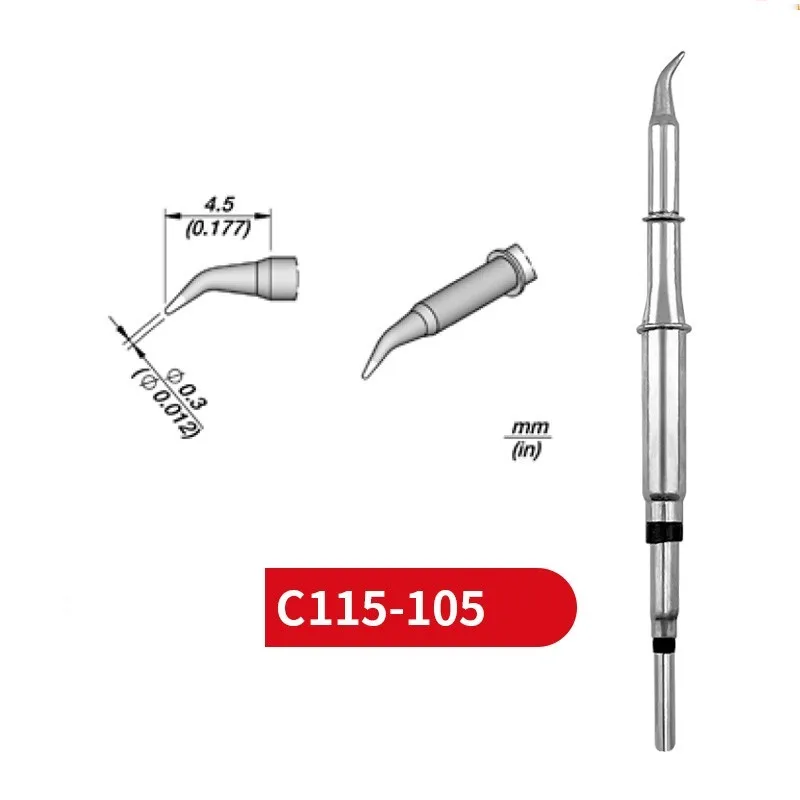 

C115 105 Soldering Tips for JBC NASE/NANE NT115 SUGON AIFEN A9/A9pro Soldering Station Handle