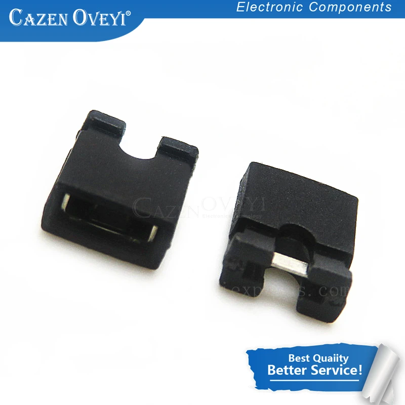 

Chipset 10pcs/lot 2.54mm Circuit Board Jumper Cap Shunts Short Circuit Cap Computer Jumpers Shunt Cap In Stock