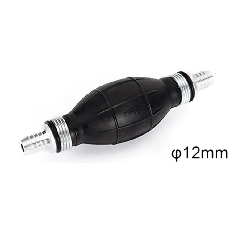 12Mm Hand Prime Manual Transfer Pump Bulb Crude Oil Petrol Car Fuel Gas Priming