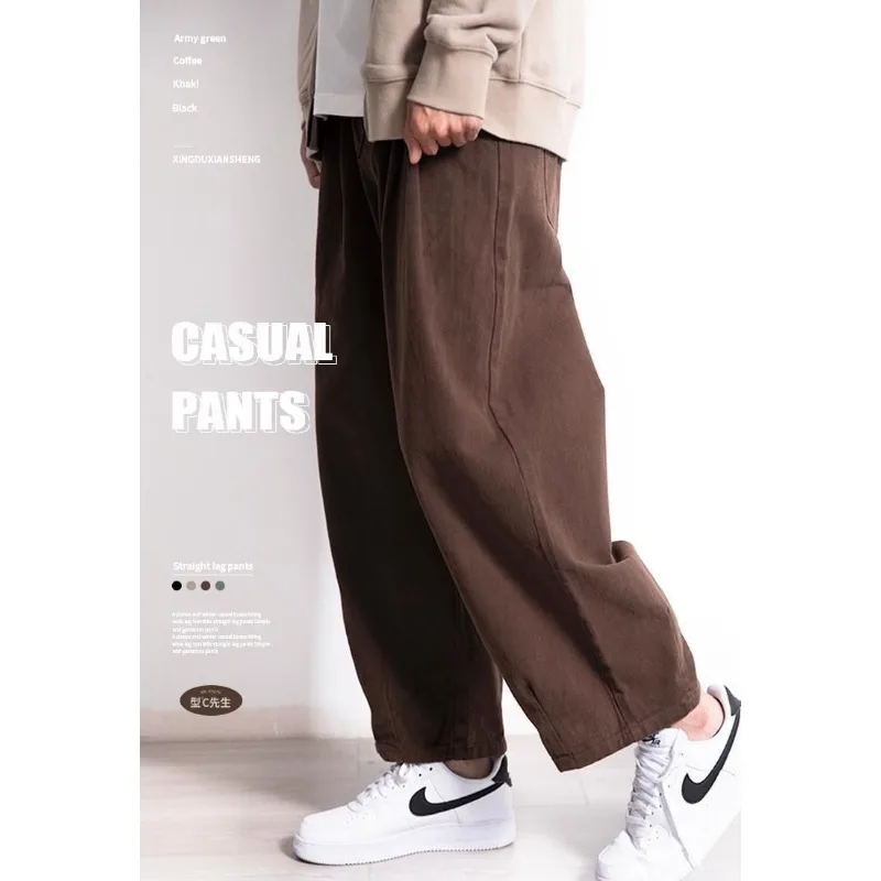 Men's Cargo Shorts - Elastic Waist Drawstring Casual Shorts