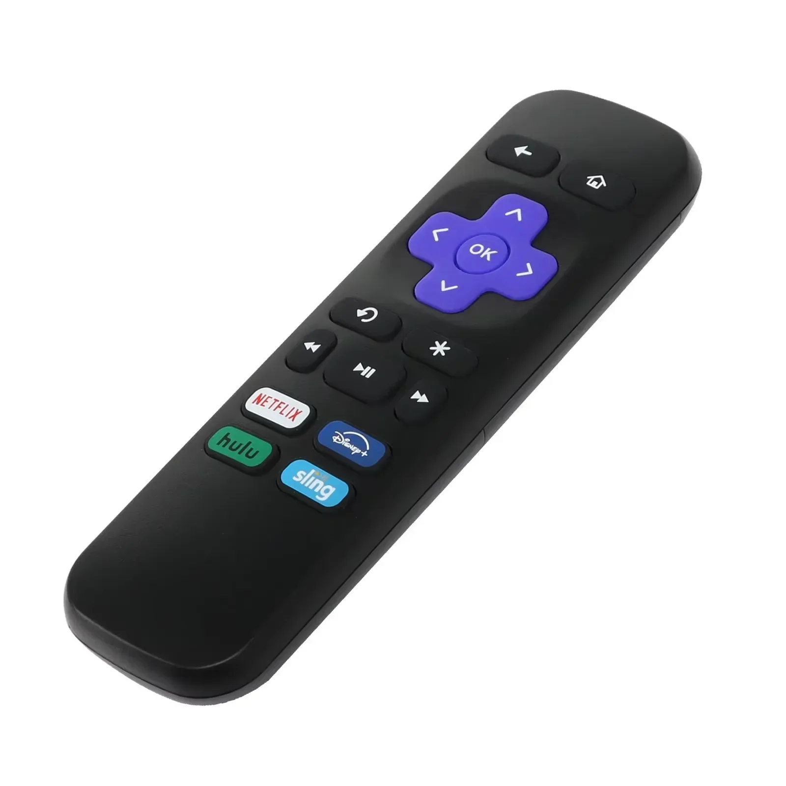 

ZLRLMHY remote control directly uses 433 MHz remote control for Roku TV with Netflix Hulu Sling shortcut key