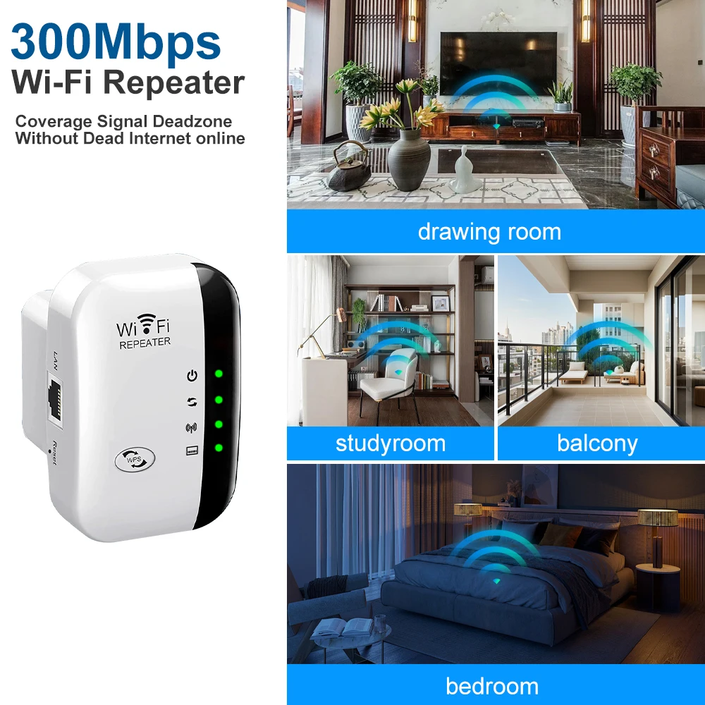 Magecam 300Mbps repetidor WIFI inalámbrico remoto WiFi extensor amplificador enrutador 802.11N WiFi amplificador repetidor amplificador