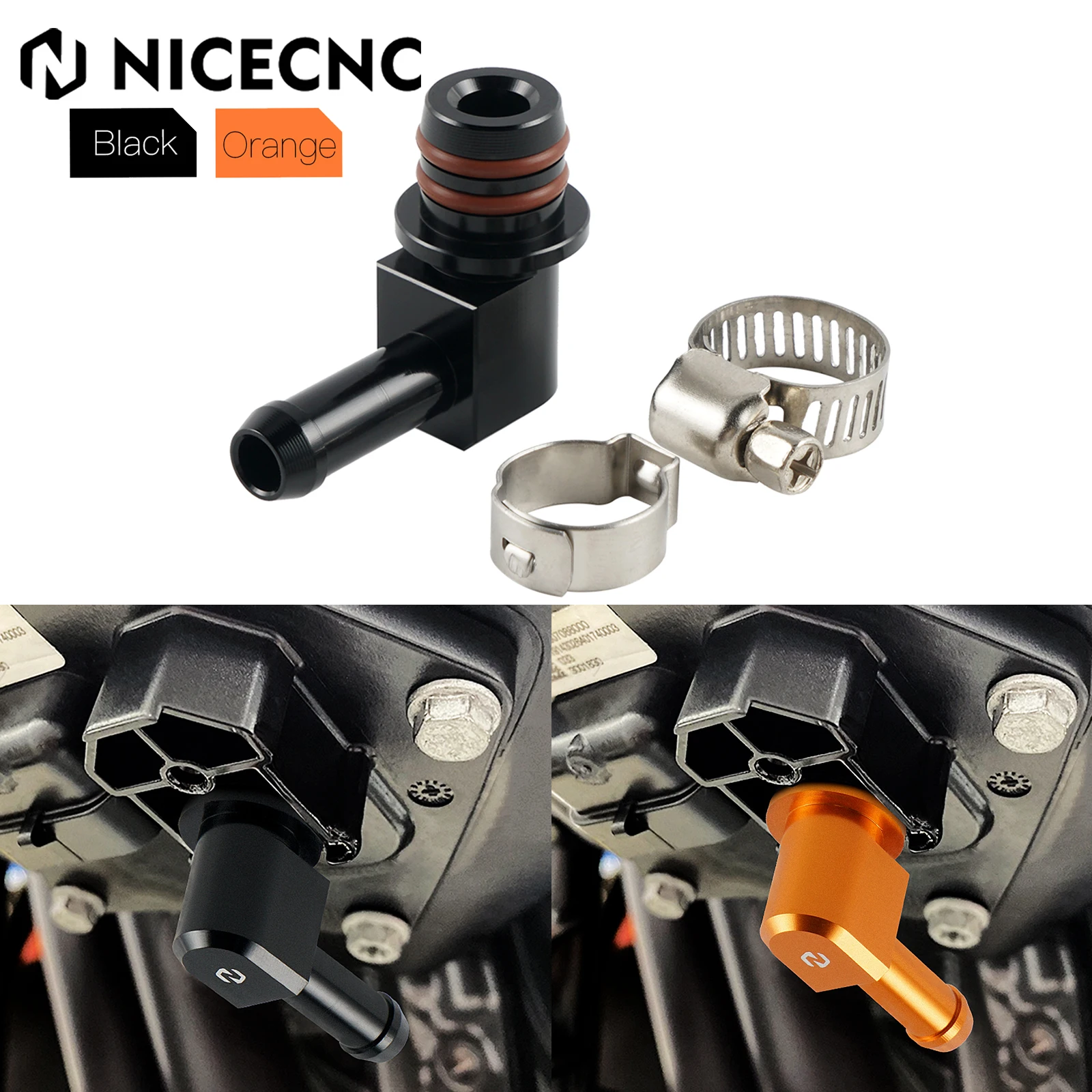 For KTM 690 Enduro R SMC R 2008-2024 Fuel Spigot Connector 690 Duke/R 790 890 Adventure/R Husqvarna 701 Enduro NORDEN 901