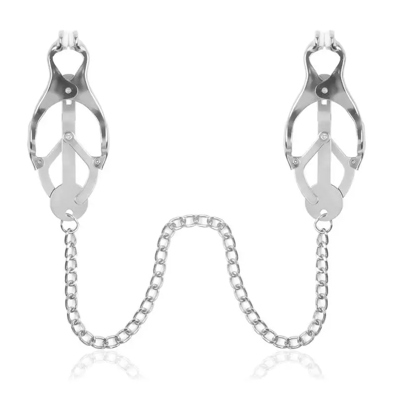 Hoyytu 1PC Steel Nipple Clamps Breast Clips Bondage Gear Adult Products For Women Exotic Accessories Adult Games