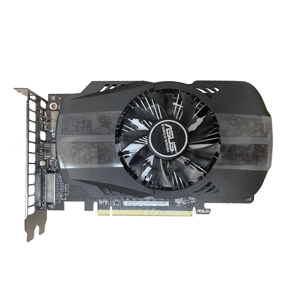 ASUS  PH-RX550-4G-EVO-PF Graphics card AMD Radeon RX550 GDDR 4GB RX 550  Video Card  5 PCI Express 3.0 16X 128bit 1071MHz 14nm