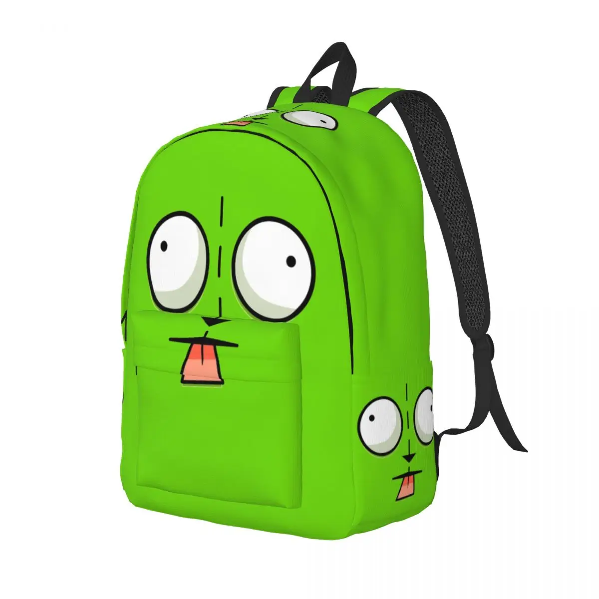 Gir Face Invaders Zims Cartoon Anime Cool Backpack Gift High School Work Daypack for Men Women Laptop Computer Canvas Bags