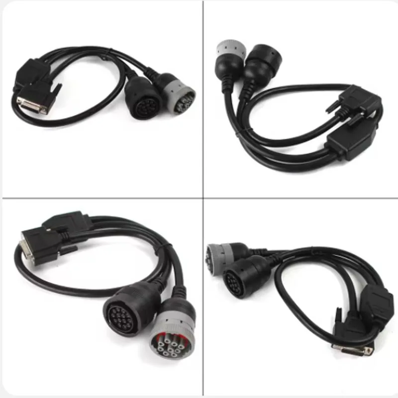 كابل خدمة Y سبليت جديد 317-7485 ذو 9 دبابيس و14 دبوس يناسب أداة موصل التشخيص CAT ET-3 ET-III Coms #6