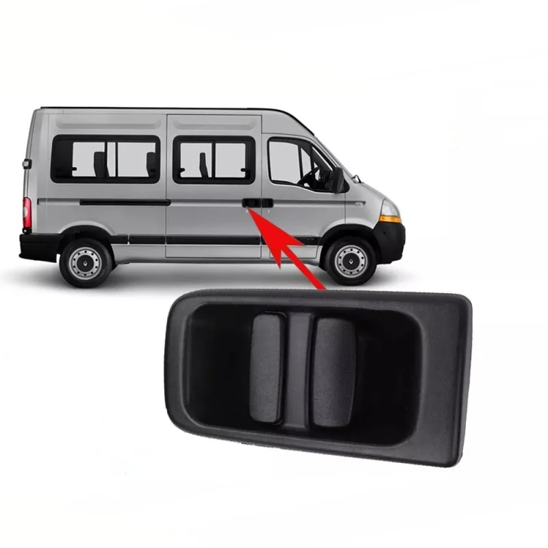 

Sliding Door Handle Left Right Outer Sliding Side Black For Nissan Vauxhall Movano Renault Master Car Exterior Accessories